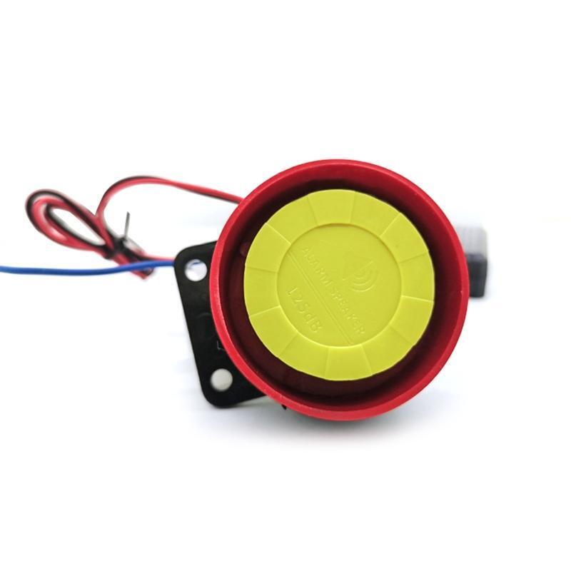Dual Remote Control 12V Bike Scooter Motor Alarm System Anti-Theft Alarm 125dB