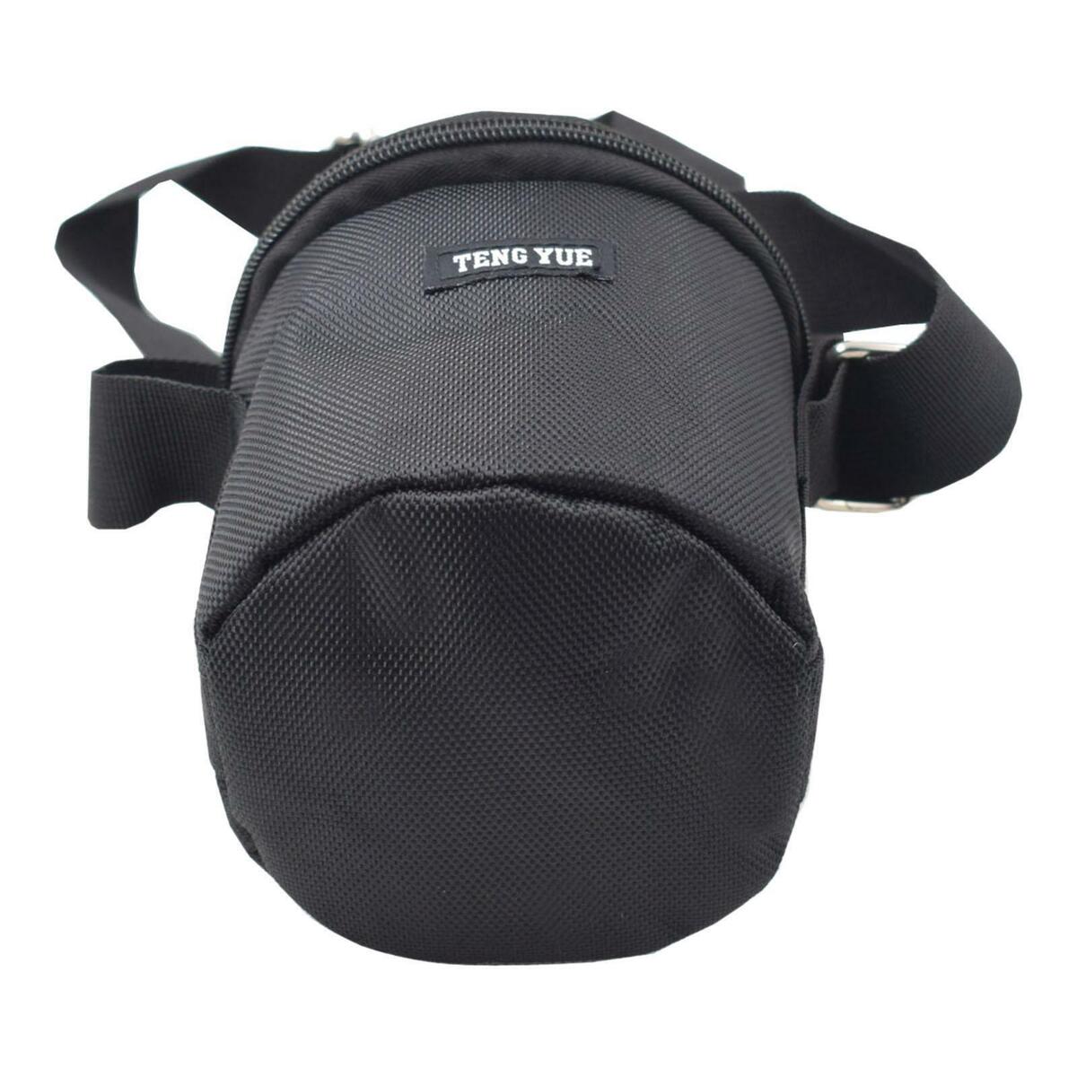 1680D Oxford Fabric Dumbbell Plates Bag Heavy Duty Adjustable Strap Black