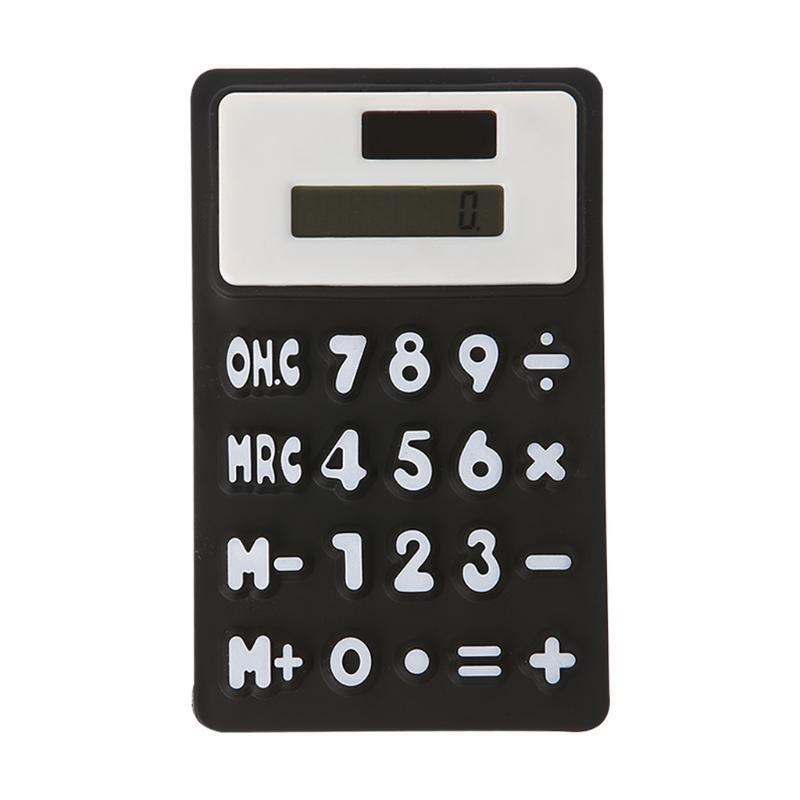 Foldable Pocket Calculator Handheld Solar Silicone Scientific Calculator