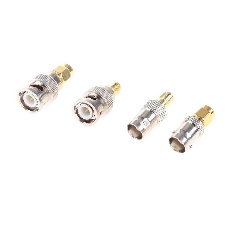 4 Pieces SMA to BNC Kits for Wi-Fi Radios External Antenna Corrosion Protection