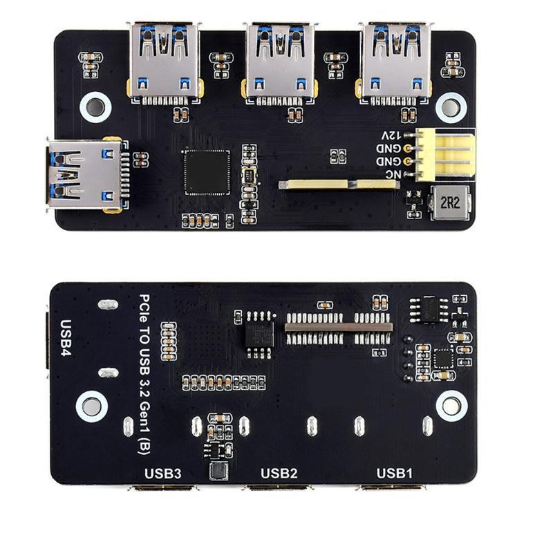 Compute Module 4 IO Board Adapter 4x HS USB for Raspberry Pi Compute Module4 CM4
