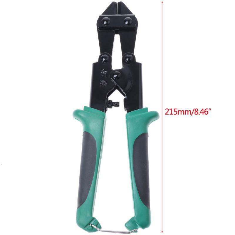 Mini Bolt Cutter Heavy Duty 8 Inch Hand Held Steel Wire Croppers Snips Clippers