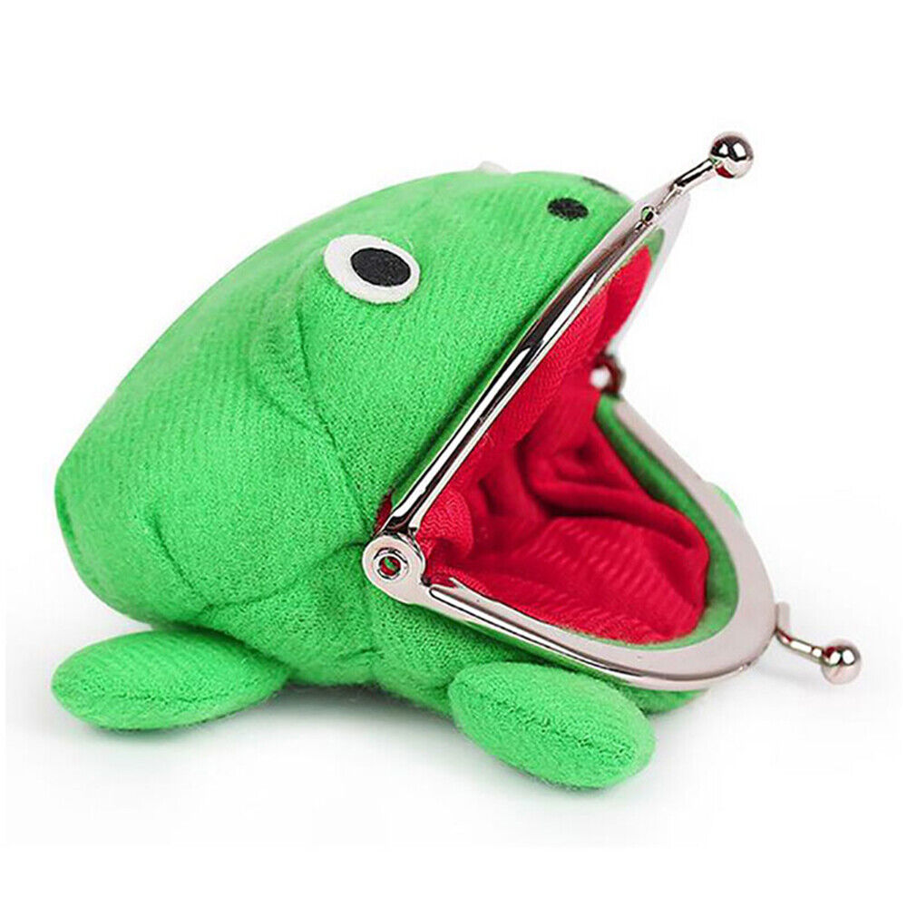 Coin Holder Cartoon Frog Wallet Mini Storage Bag Frog Coin Purse Anime Cartoon