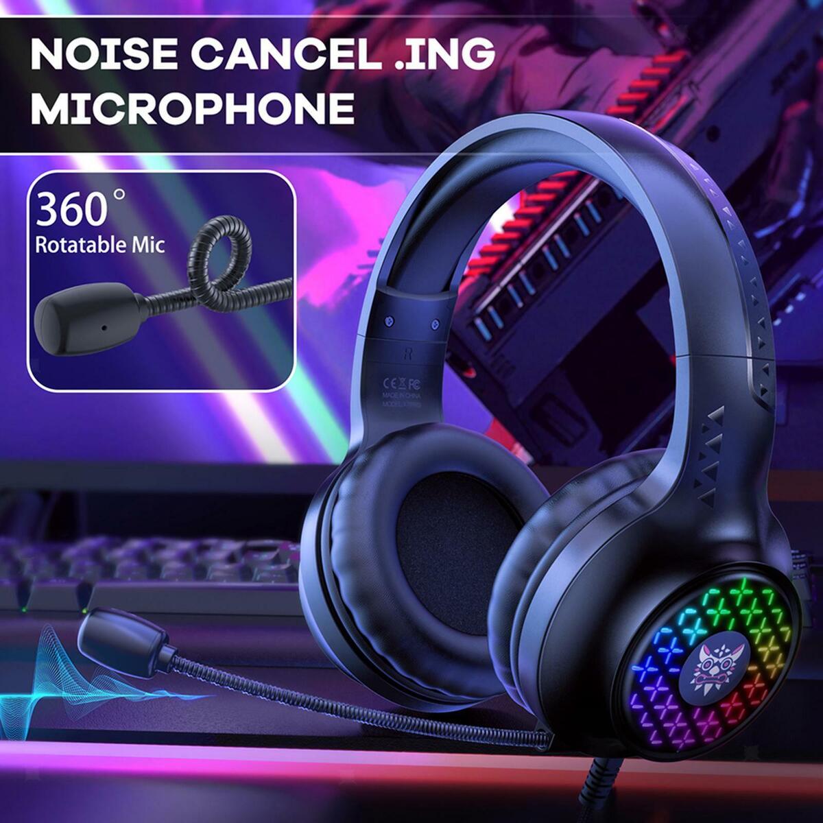 RGB Gaming Headset Eating Chicken for Workout  Phones Gym Running