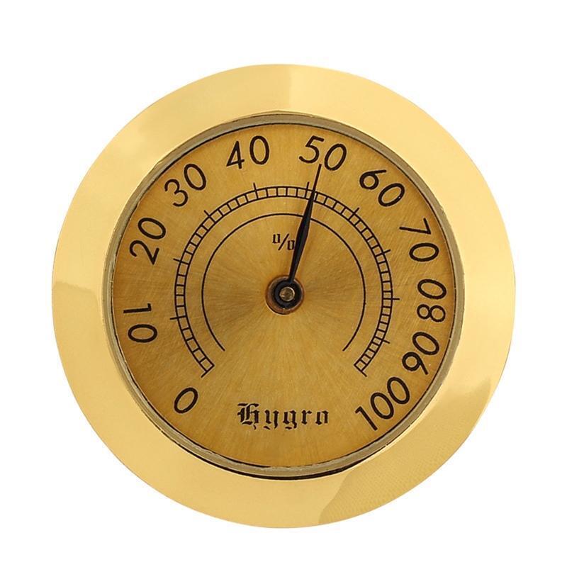 Small Cigar Box Hygrometer 38mm Round Shape Humidor Insert Style Small