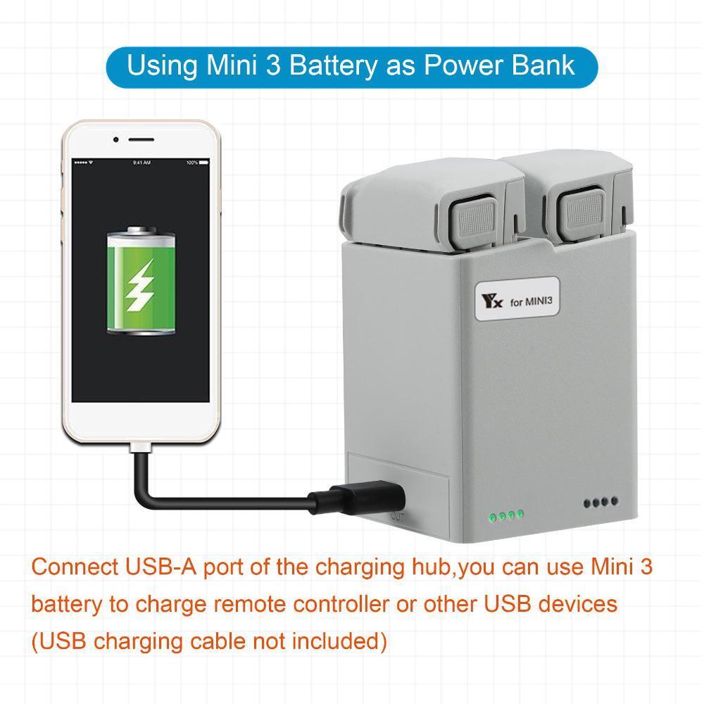 Charging Hub Battery Charging Butler Battery Charger Two-Way For DJI Mini 3 Pro