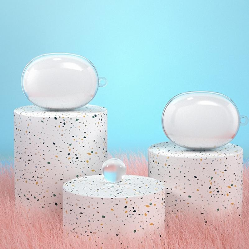 Transparent TPU Case Protective Cover Soft Skin for-realme Buds Air 2 Neo Earbud