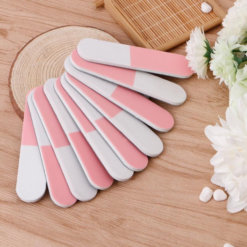 Portable Mini Nail Polisher Three Sided Professional Grit Art Manicure Tool
