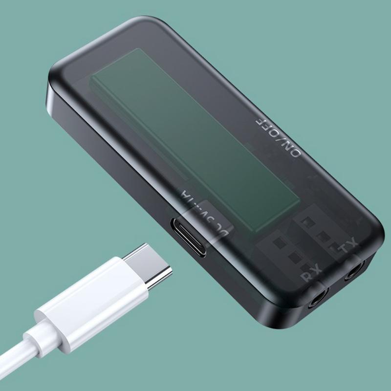 LCD Wireless Bluetooth-compatible 5.0 Transmitter Receiver 3.5mm Audio Adapter