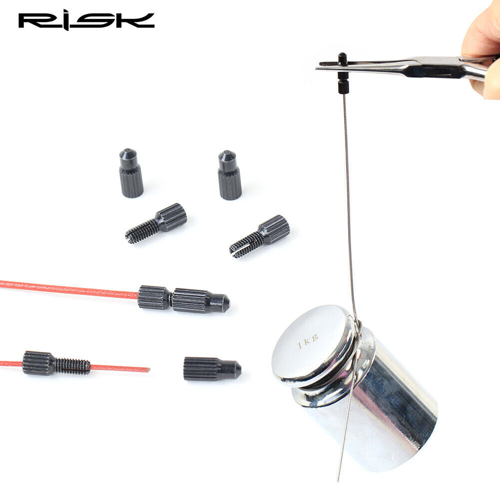 RISK 4pcs Bike Brake Line Caps Detachable Bicycle Shifter Brake Cable Cap