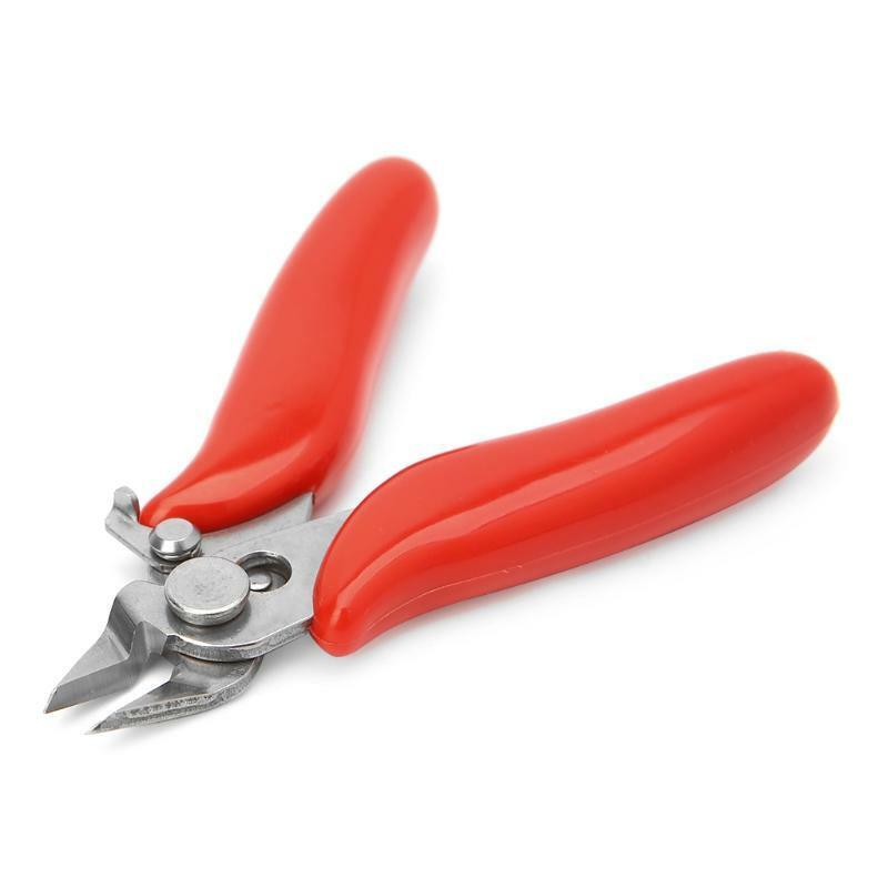 Mini 3.5" Diagonal Side Cutting Pliers Lock Cable Wire Cutter Repair Hand Tools
