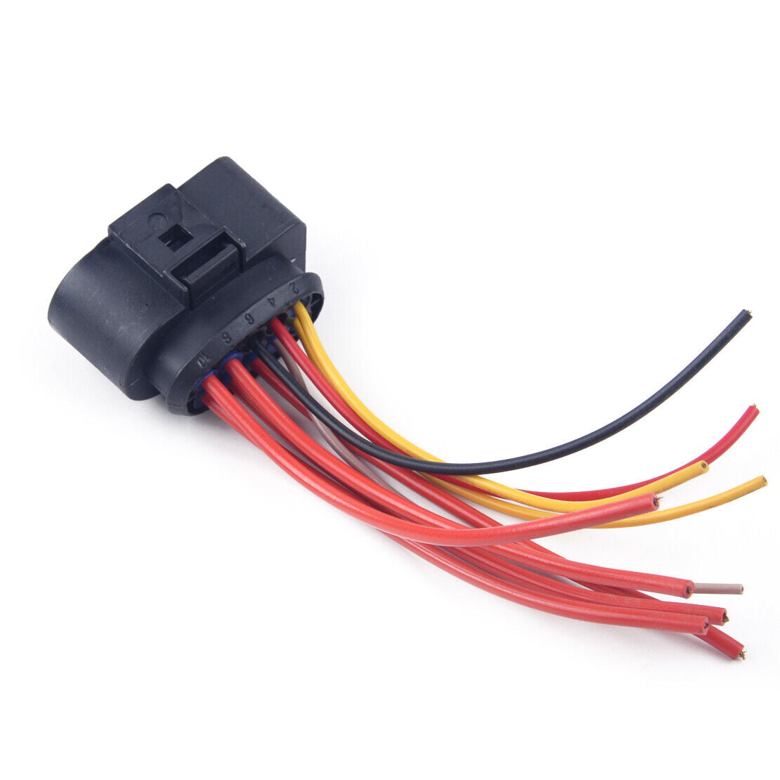 1Pc 10 in Headlight Head Lamp  Connector Plug Fit AUDI A3 2006-2013 1J0973735 Ld