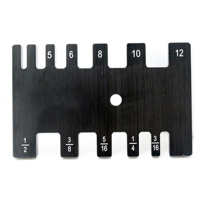 Tenon Caliper Card Gauge High Precision Metric Inch Card Gauge for Wood Work DIY