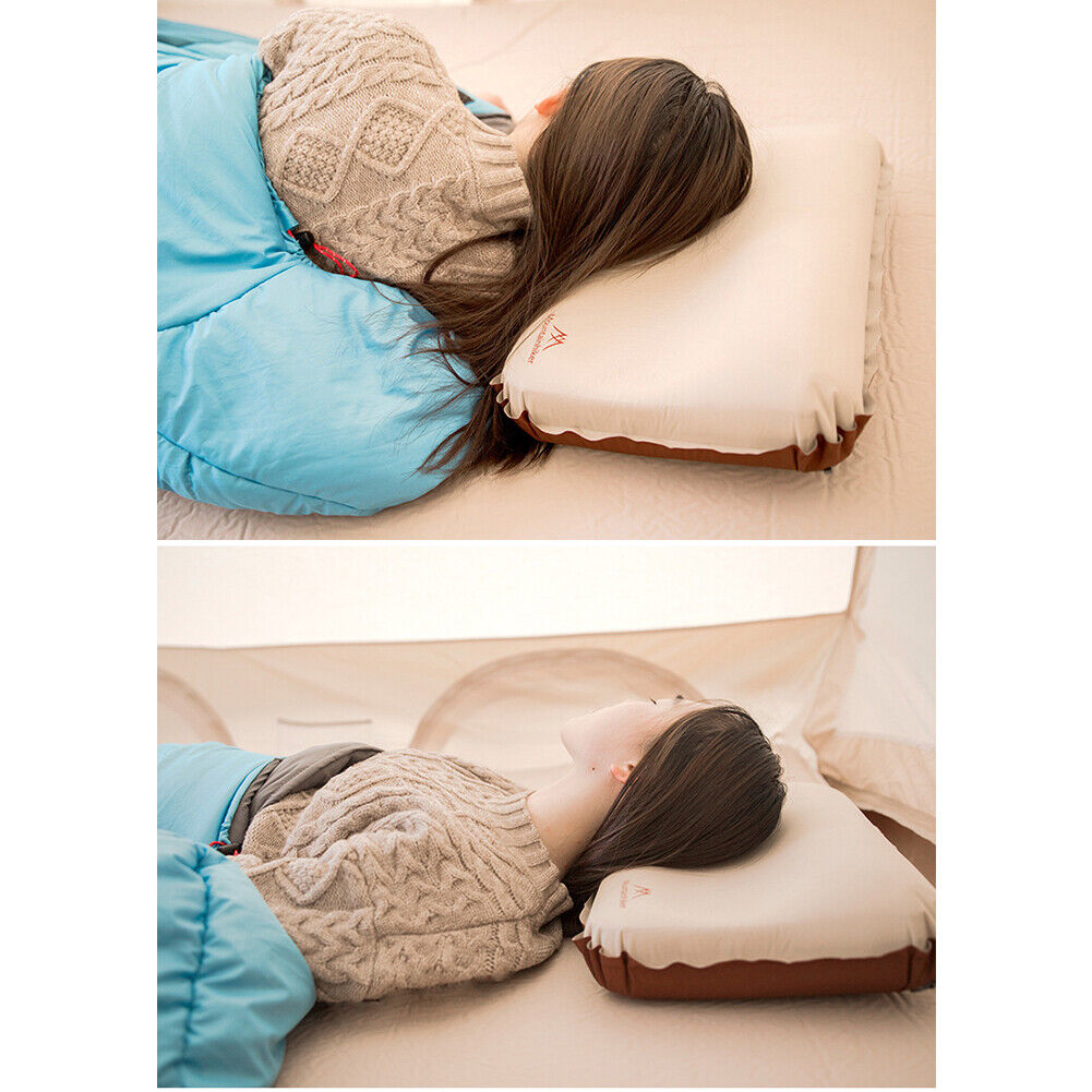 Inflatable Air Pillow Sleeping Camping Travel U-shape TPU Head Rest Support