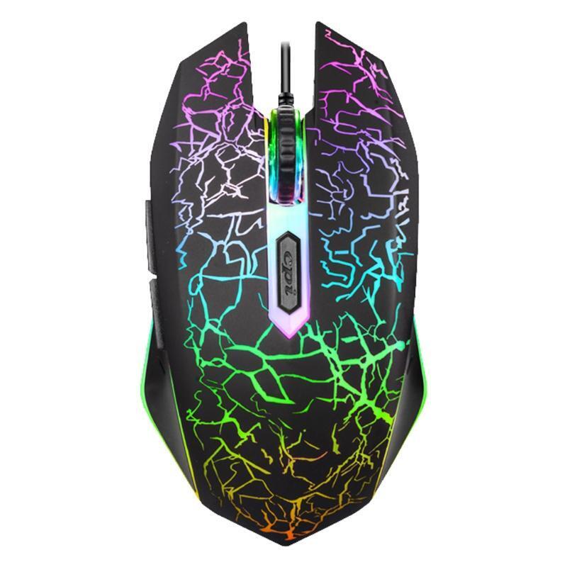 Gaming Mouse Wired USB Optical Computer Mice with RGB Backlit Ergonomic Gamer