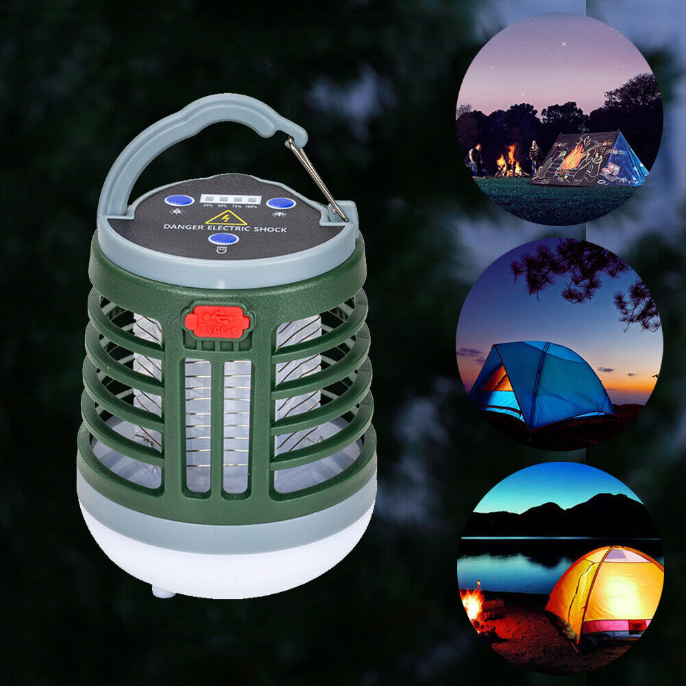 Electric Mosquito Killer LED Lamp w/ Bluetooth-compatible Speaker (Green)