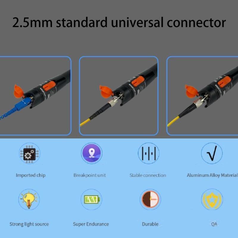 Visual Fault Locator Kit 10mW 10KM with 2.5mm Universal Connector FC Adapter