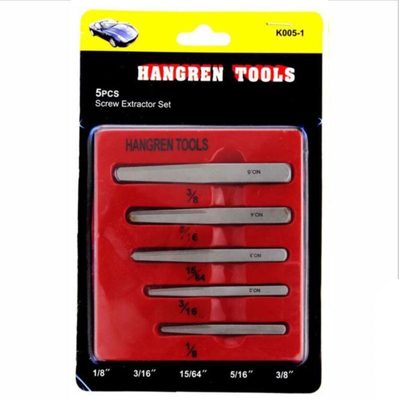 Straight Fluted Screw Extractor for Carpenters Handymen 1/8 3/16 15/64 5/16 3/8