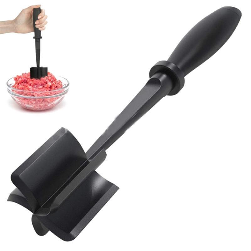 Multifunction Heat Resistant Meat Masher Nylon Hamburger Chopper Ground Utensil