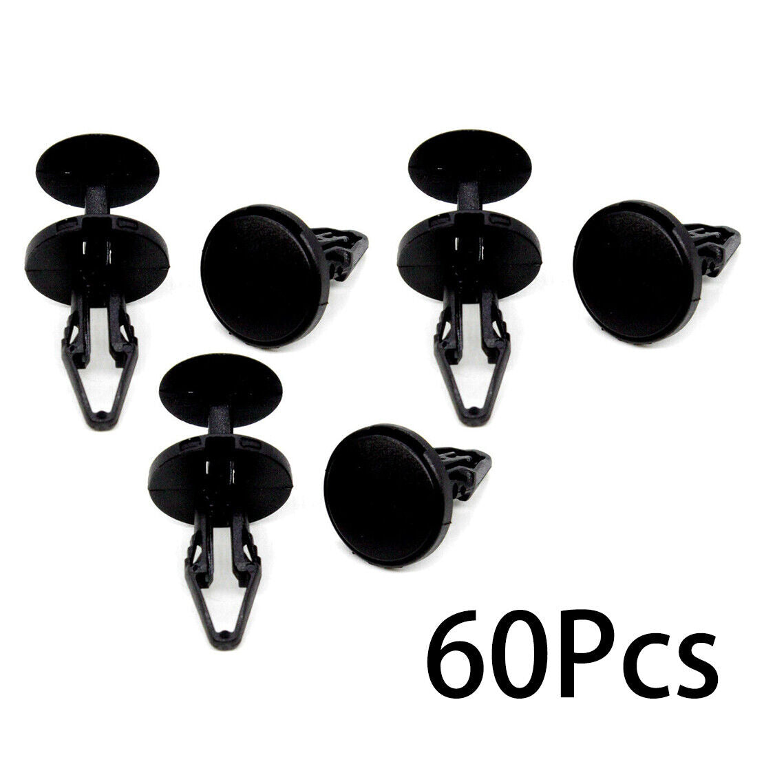 60pcs Grille Air Dam Retainer Clip Push-Type Rivet Fit for GM Ford Cadillac New