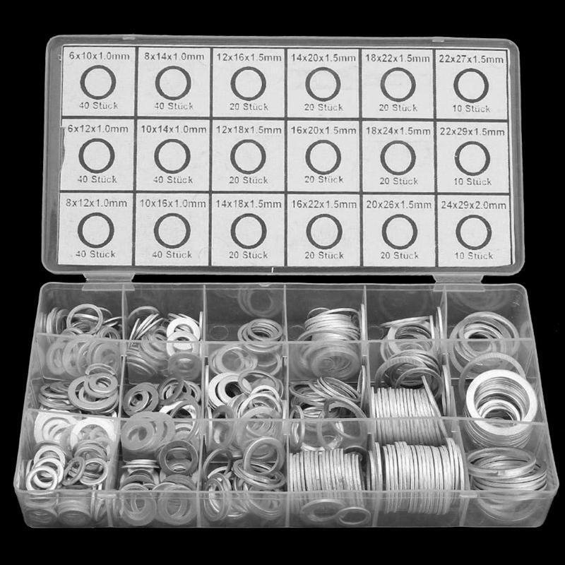 Portable 450 Pieces Automobile Engine Oil Drain Plugs Aluminum Compression Parts