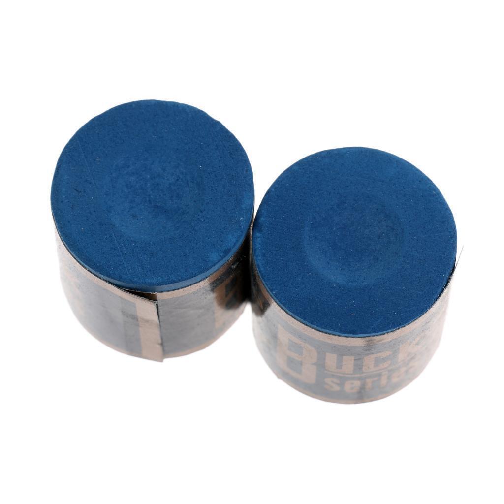 Premium 4 Pieces/Set Snooker Pool Cue Tip Chalk Billiard Accessories Blue