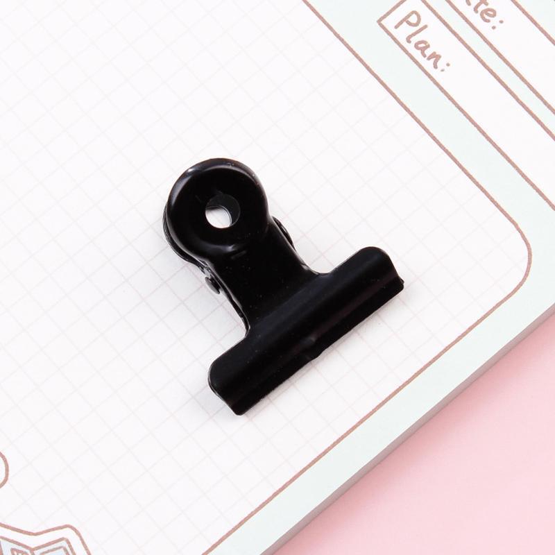 5 pieces Multifunctional Bull Clips for Kid Student Women Men Paper Organizing