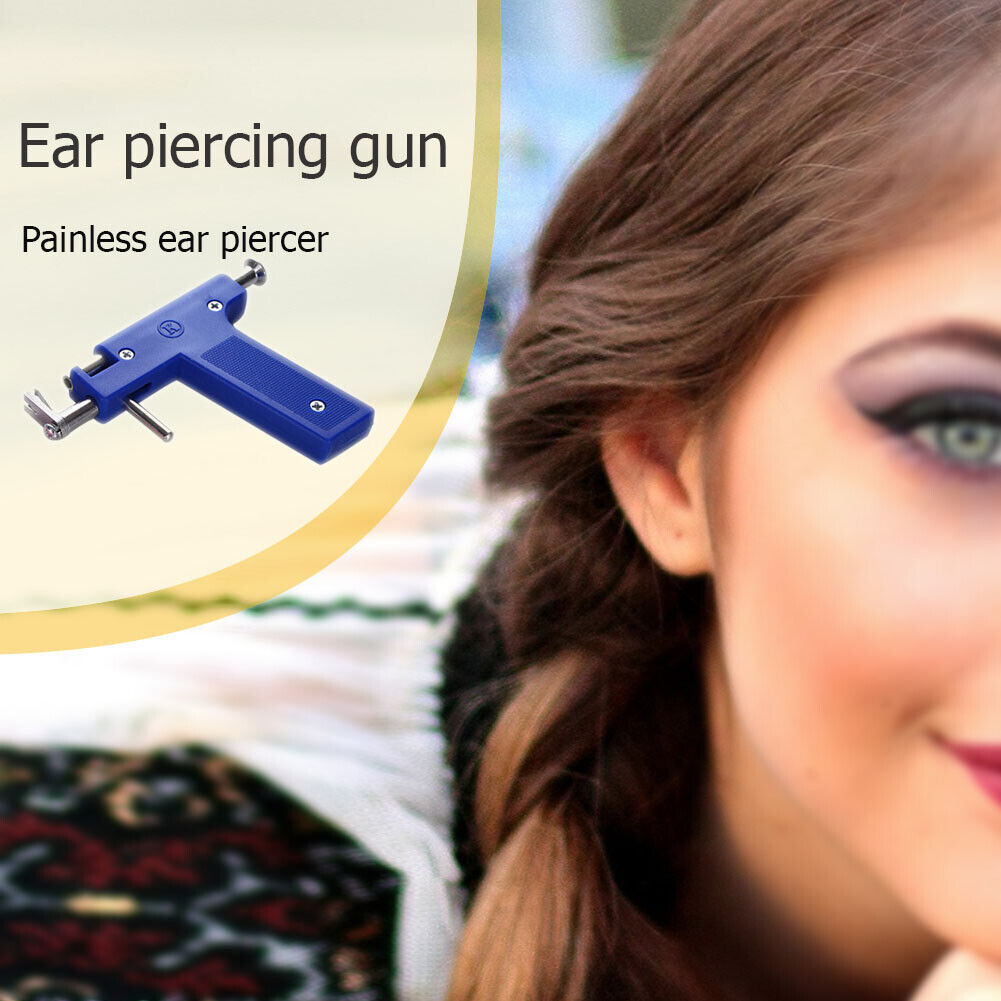Professional Ear Piercing Gun 98pcs Ear Studs Nose Navel Body Safety Pierce