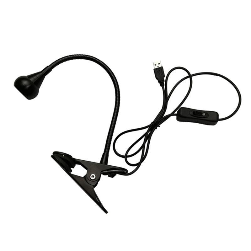 395nm LED Ultraviolet Lights Clip-On Flexible Metal Tube UV Lamp Durable Gift