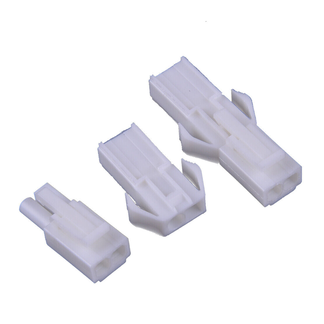 2 set Motorcycle Battery Charger Adapter Plug Socket 2 Way Pin Connector lilyd