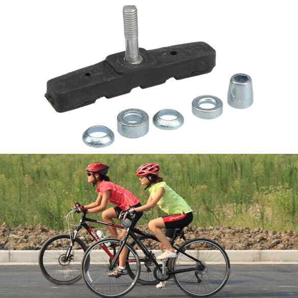 1 Pair MTB Road Bicycle Cycling Braking V-Brake V Brake Pads Blocks Holders