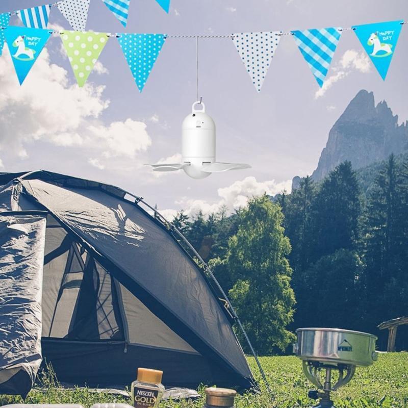 6000mAh Mini USB Camping Fan Portable Camping Fan Rechargeable with Remote