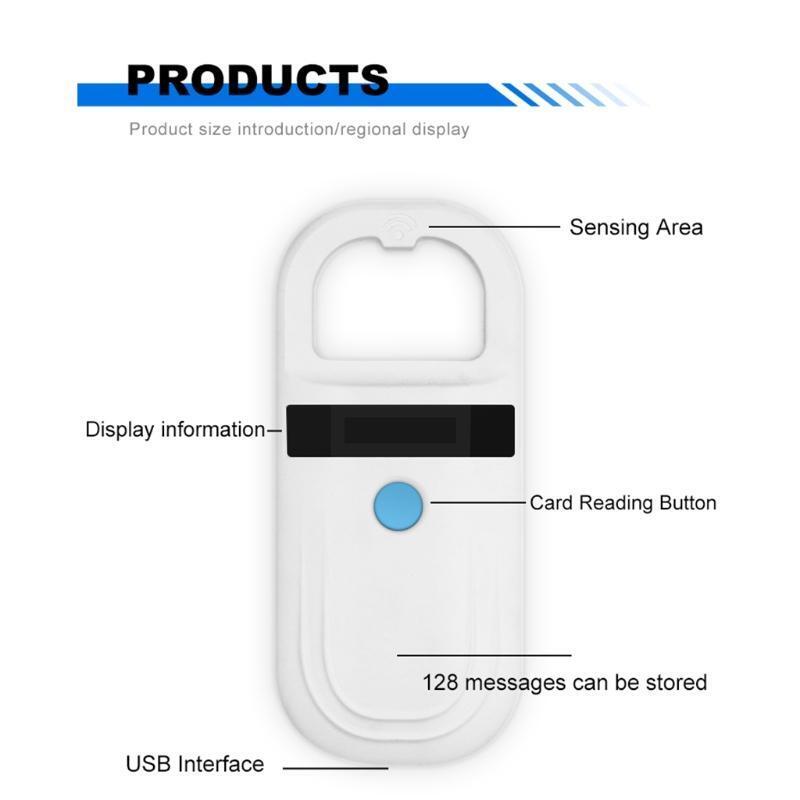 Pets Scanner Chip Transponder USB Handheld Dog Cat Microchip Scanner