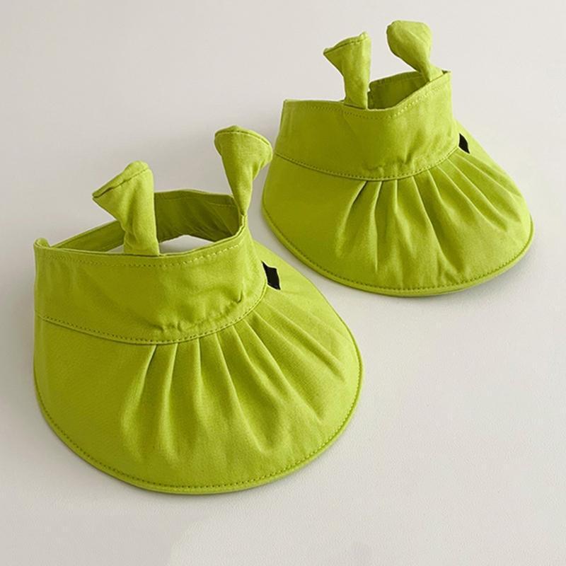 1-3YSummer Baby Bucket Hat Toddler Visor Hat Sun Hat Kid Wide Brim Sunscreen Cap