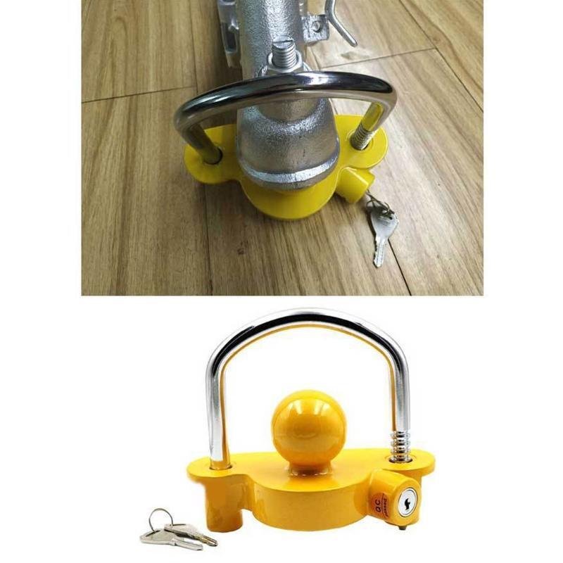 Heavy Duty Hook Anti-Theft Lock for Motorhome RV Trailer Hitch Lock Coupler