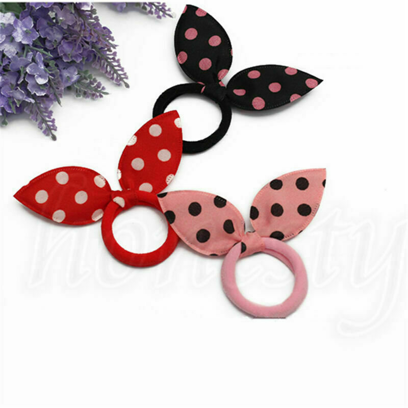 12Pcs Fashion Korean Girls Bunny Ear Headband Rabbit Ear Hair Band Bow Tie