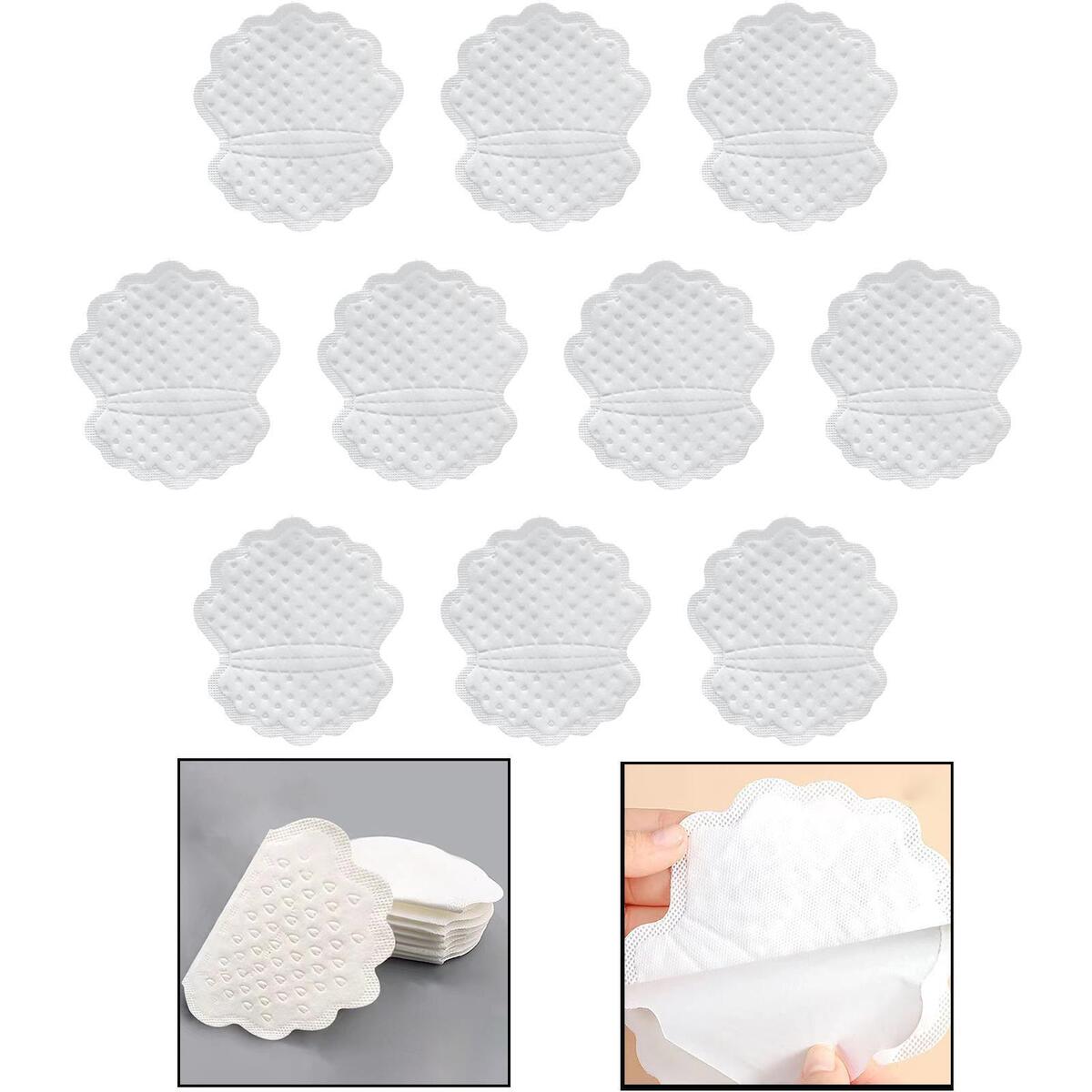 10Pcs Underarm Sweat Pads Sweat Free Non Visible Armpit Sweat Absorbing Pads