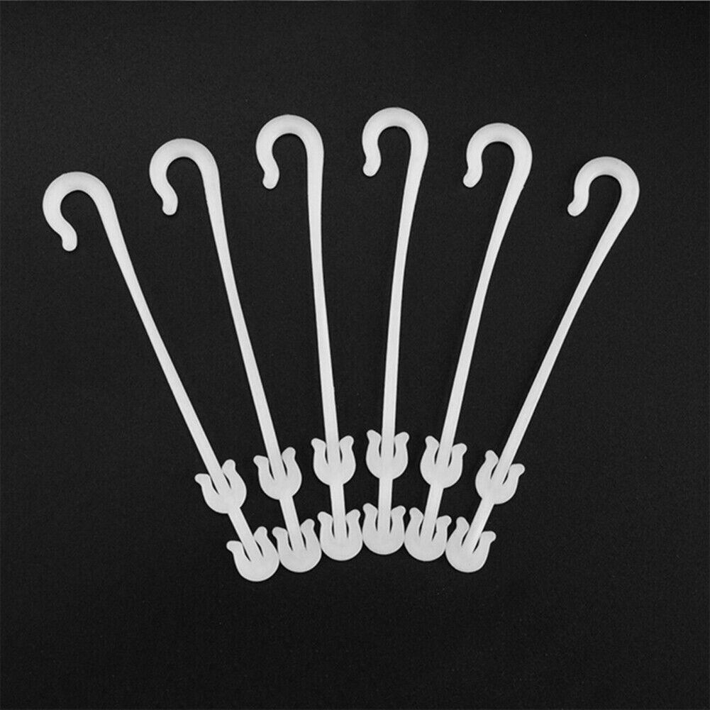 50pcs Plant Grape Vines Support Clips Trellis Fruit Cherry Tomato Ear Hook