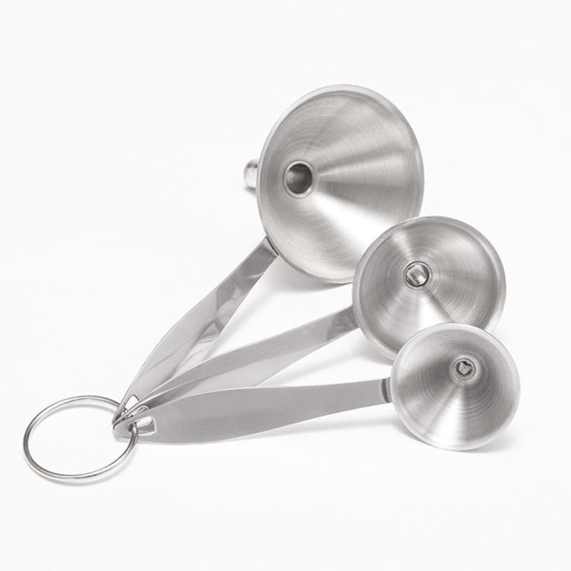 Metal Funnels Cooking Powder Food Grade Flask Funnels for Filling Bottle Liquor
