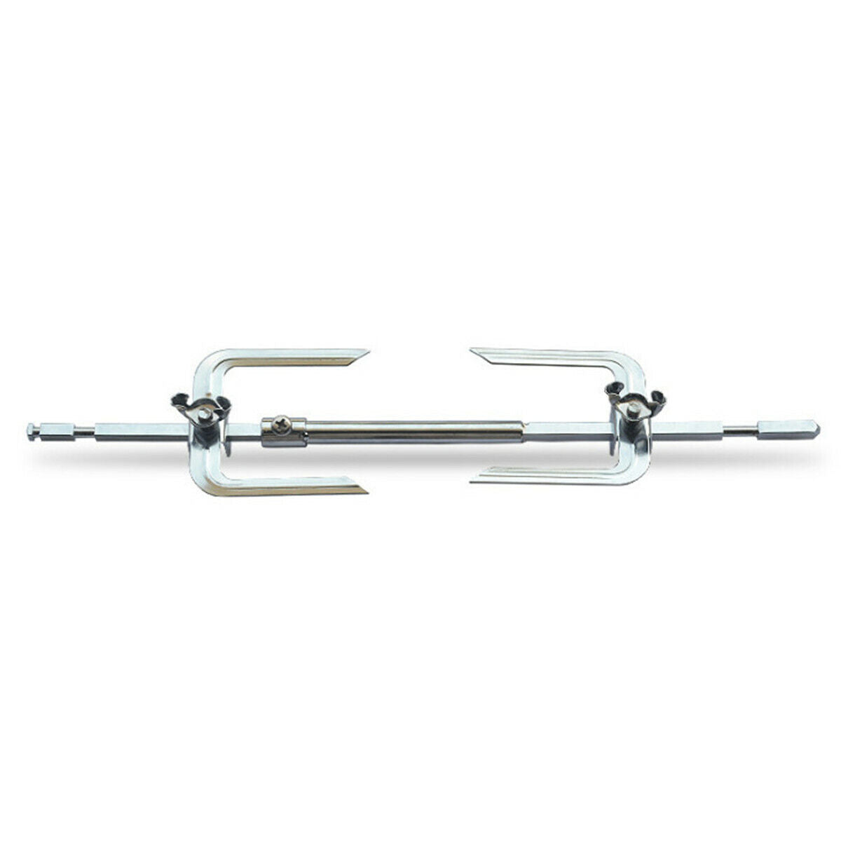 1pc Electric BBQ Rotisserie Grill Roast Rod Spit Universal Kit Motor Meat Skewer