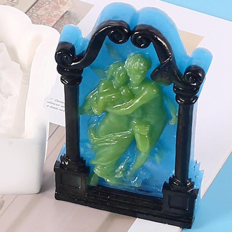 Male Female Angel Silicone Candle Mold Handmade Soap Molds Candy Chocolate Mould