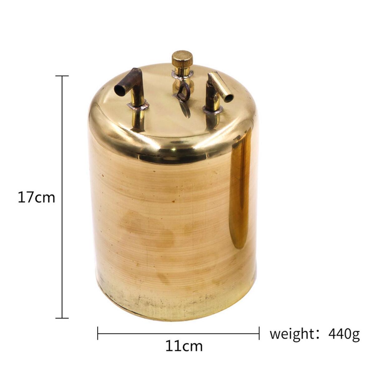 Copper Oiler Easy to Install Direct Replaces Height 175mm Diameter 110mm Oil Can