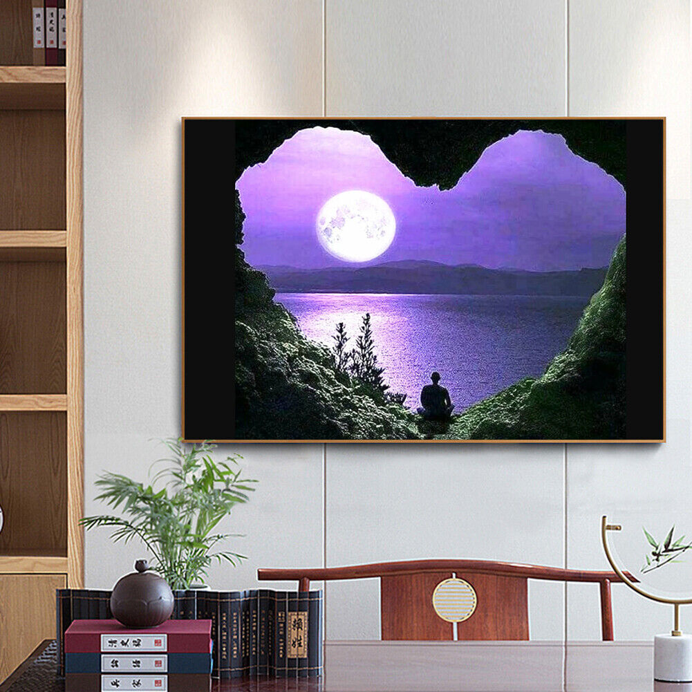 Drill DIY Scenery in Love Picture Art 5D Full Diamond Round Painting Kit