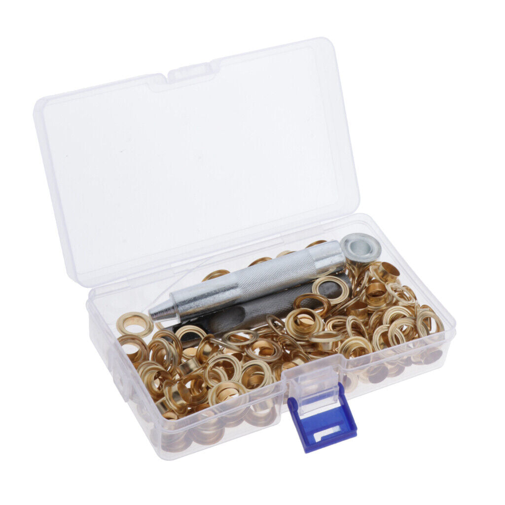 Eyelets with Leather Craft Repair Grommet  Installing Kit