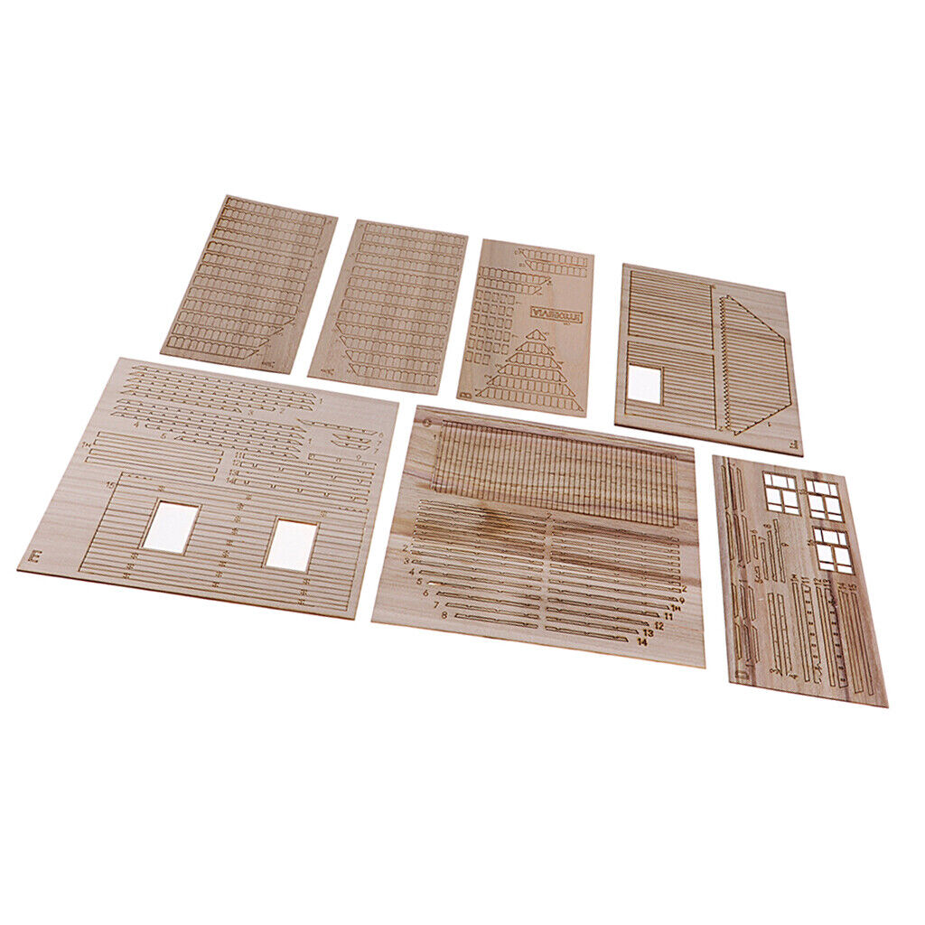 Hobby DIY Puzzles Unassembled   Ruins House 1:35 War Layout