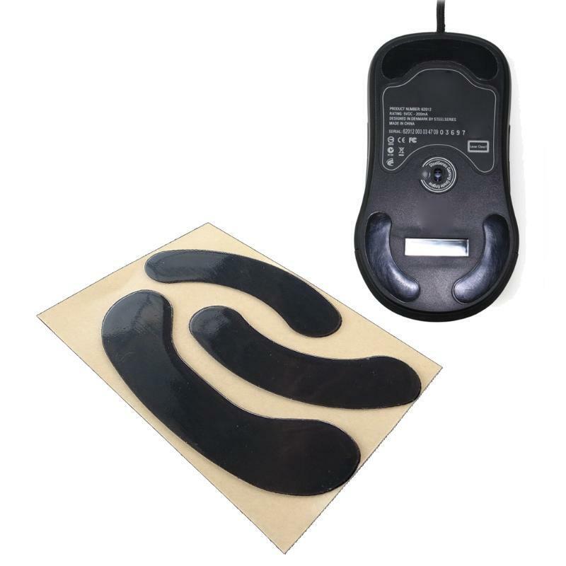 for Steel Series XAI/Sensei/RAW/MLG 0.6mm Thickness Replace Feet Wear-resistant