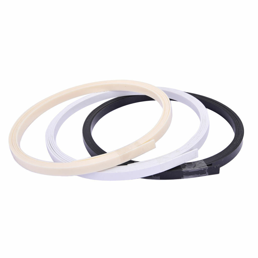 3 Pcs ABS Plastic Guitar Bass Ukulele Mandolin Binding Purfling Strips