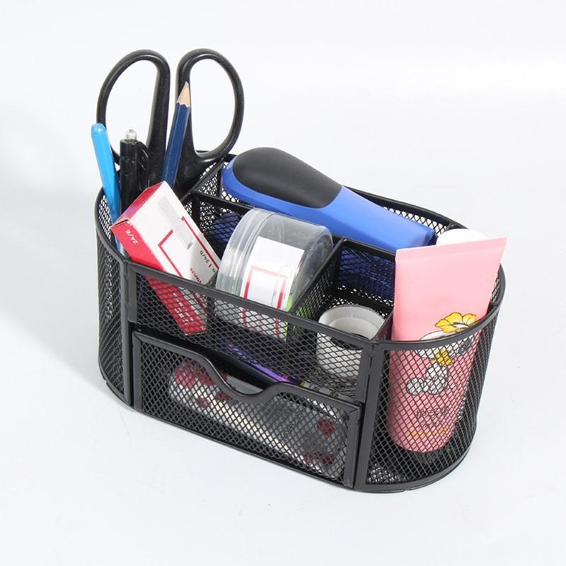 Pen Holder Desktop Storage Organizer Desk Office Table Organizer Supplies