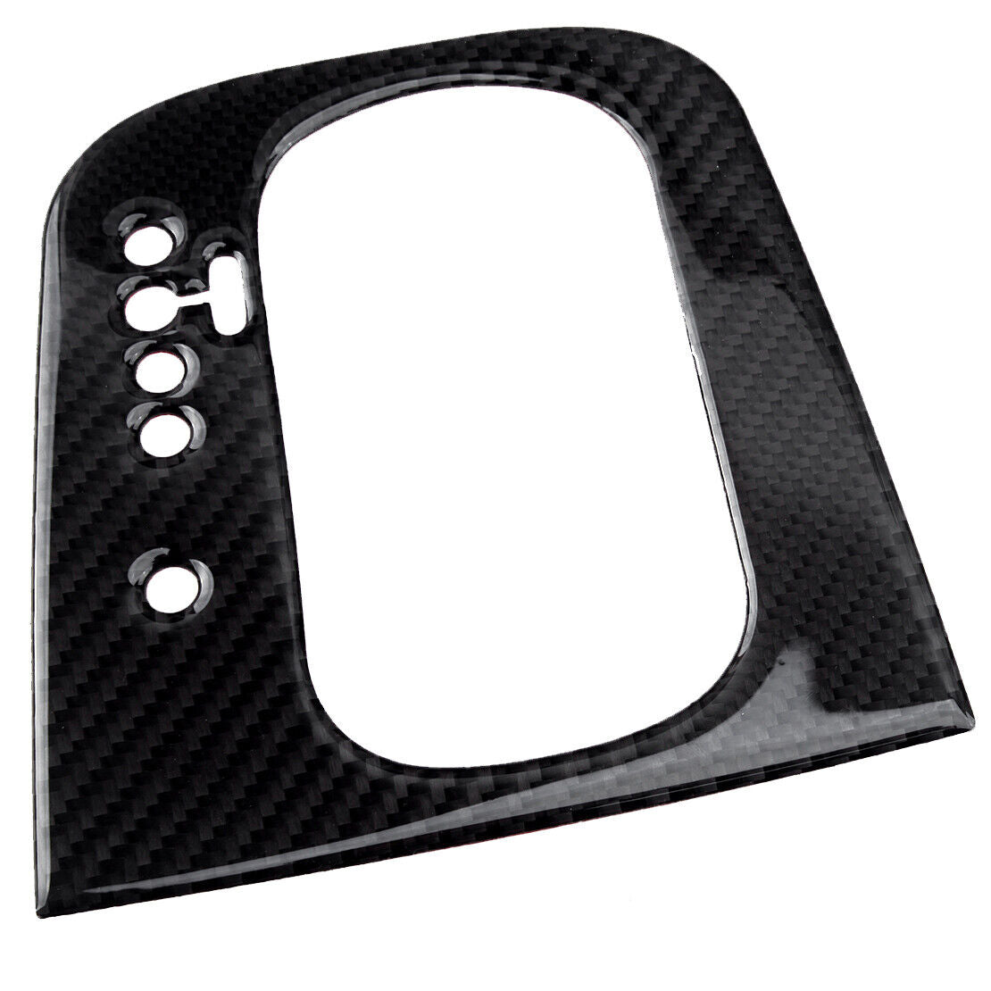RHD Carbon Fiber Gear Shift Panel Cover Frame Fit For VW Golf 6 MK6 GTI R 08-12