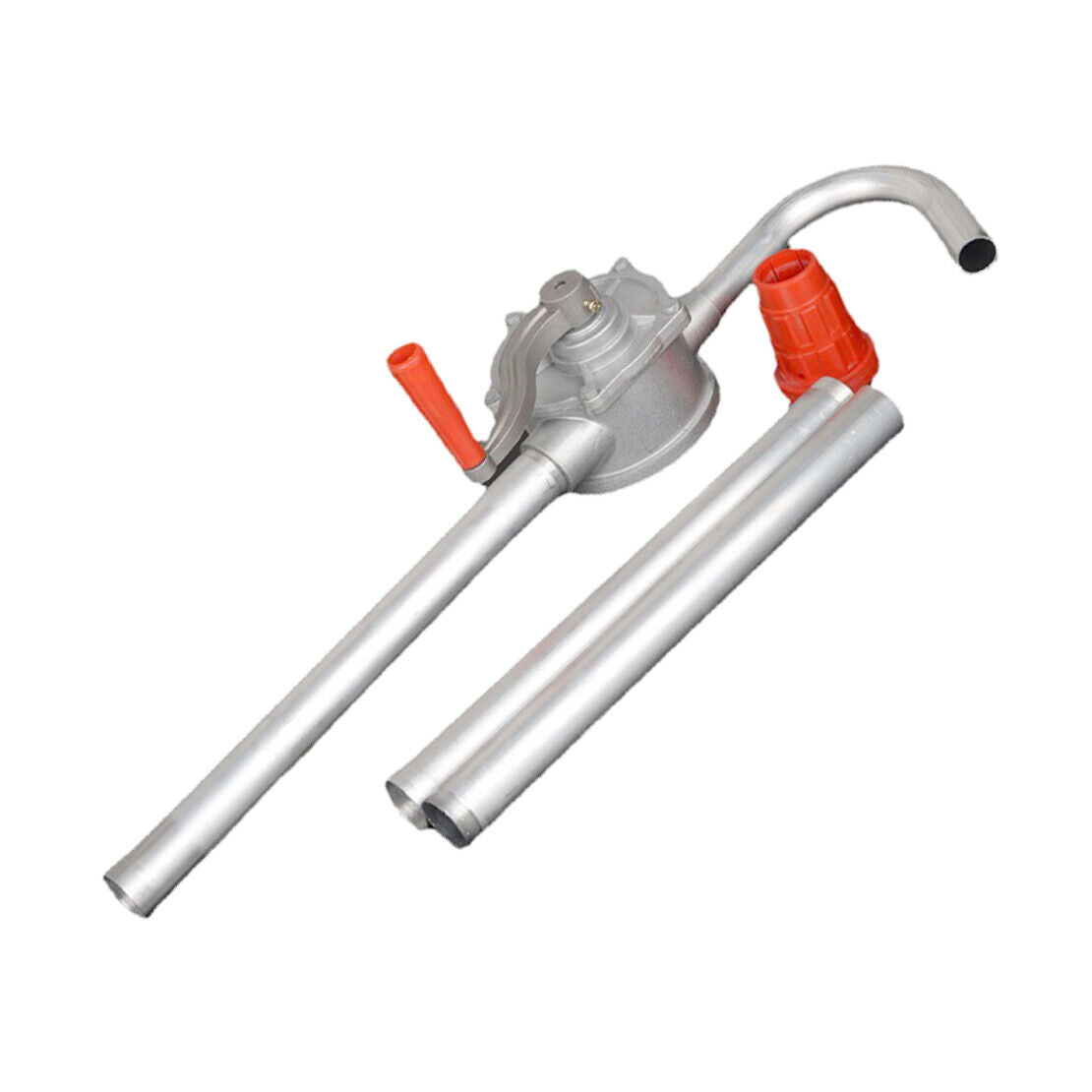 Aluminum Rotary Gas Oil Fuel Hand Pump Gallons Self Priming Dispenser